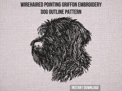 Wirehaired Pointing Griffon Outline