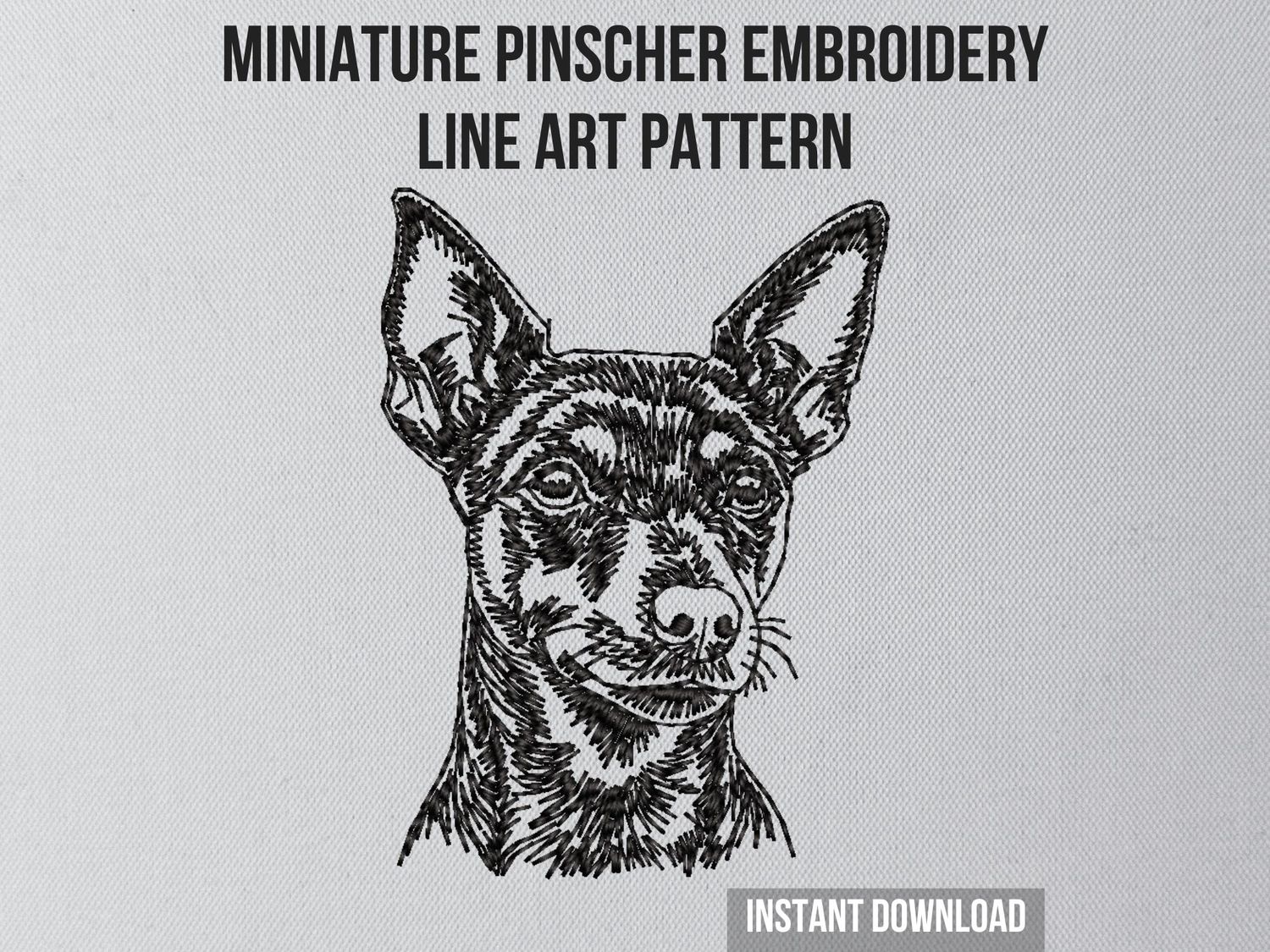 Miniature Pinscher Outline