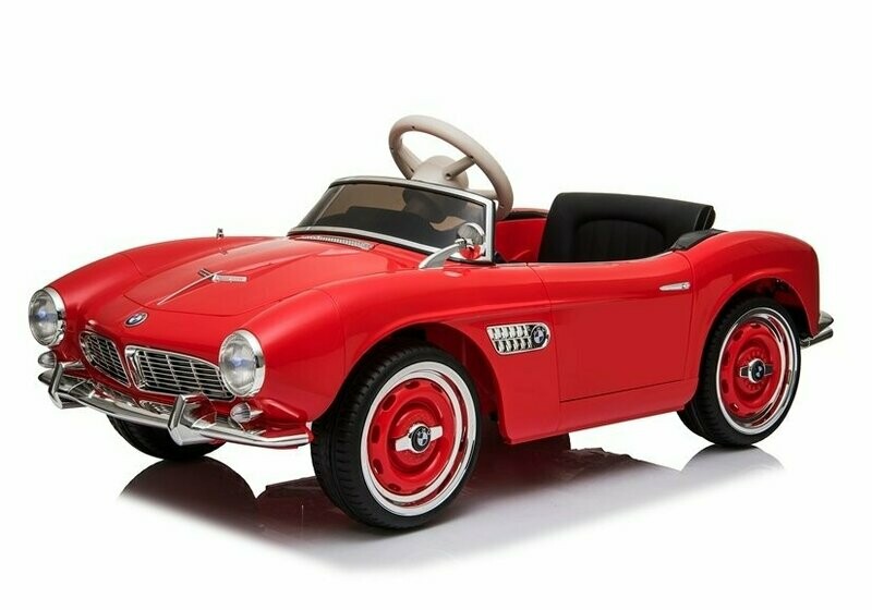 BMW Retro Kinderauto Elektro + Ledersitze + Fernbedienung New Vision BMW Retro Kinderauto Elektro + Ledersitze + Fernbedienung New Vision