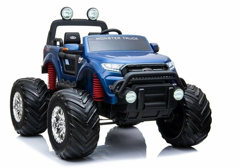 Ford Ranger Monster blau lackiert LCD - elektrische Fahrt auf Auto Ford Ranger Monster blau lackiert LCD - elektrische Fahrt auf Auto