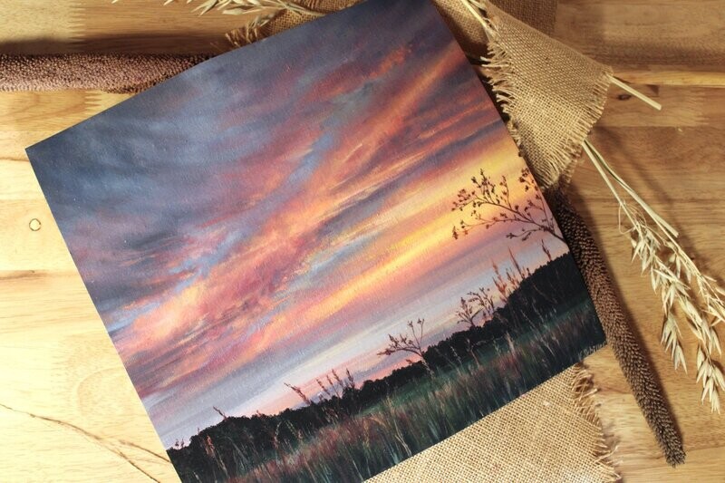 Kunstdruck Kunstdruck "Sommerabend"