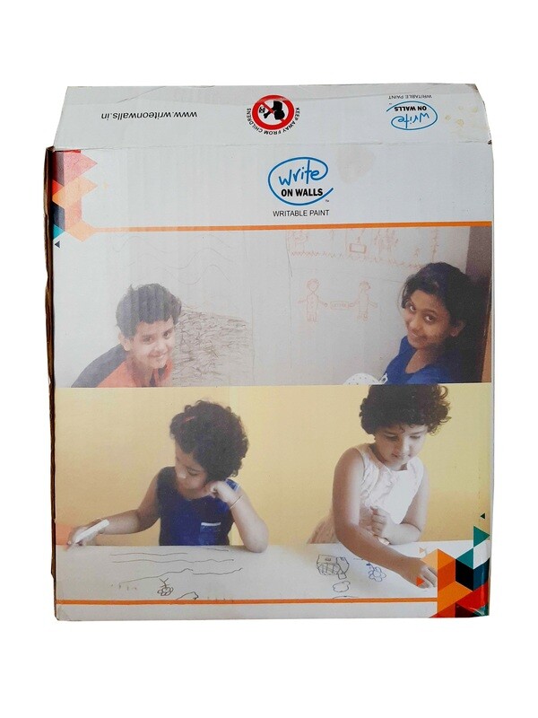 WriteOnWalls - Whiteboard/Writable Paint - DIY Kit - 15 SQFT