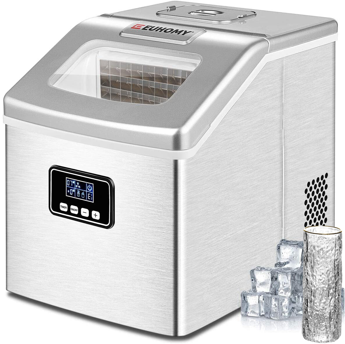 Glamour Unlimited store clearance, only $39.99🔥 for a portable ice maker for kitchen/office/KTV bar🔥 with 2.2 liter large capacity !