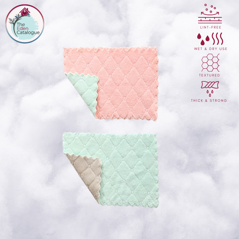 Microfiber Cleaning Towel (2pc | Random Colors)
