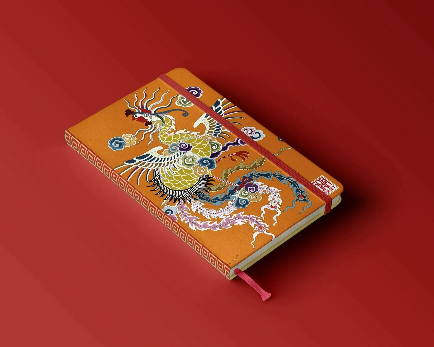 Notebook on designing and reconstructing Phoenix (Phượng Hoàng ) image in the Nguyen Dynasty of Vietnam in modern style | By Spattern