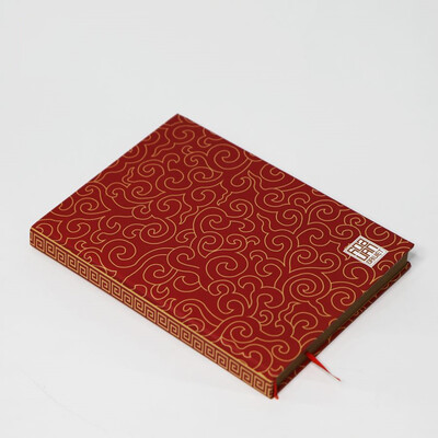 Planner book, Versatile handbook, Sketchbook, Working notebook for designing Vietnamese traditional patterns in modern style Red Color | By Spattern
