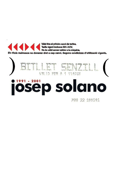 Bitllet senzill - Edició digital