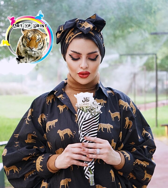 الورد المطبوع بالحبات للتوزيع