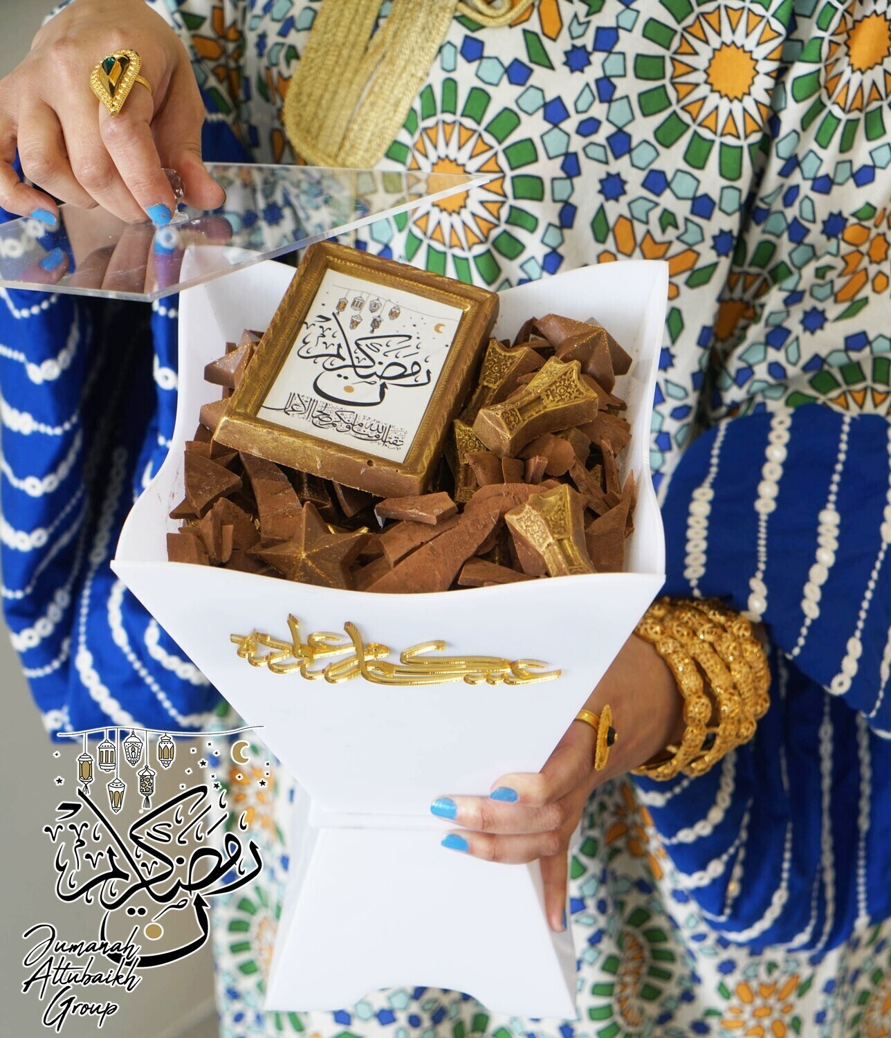 نقصة المبخر الاكريلك مع شوكلت العود