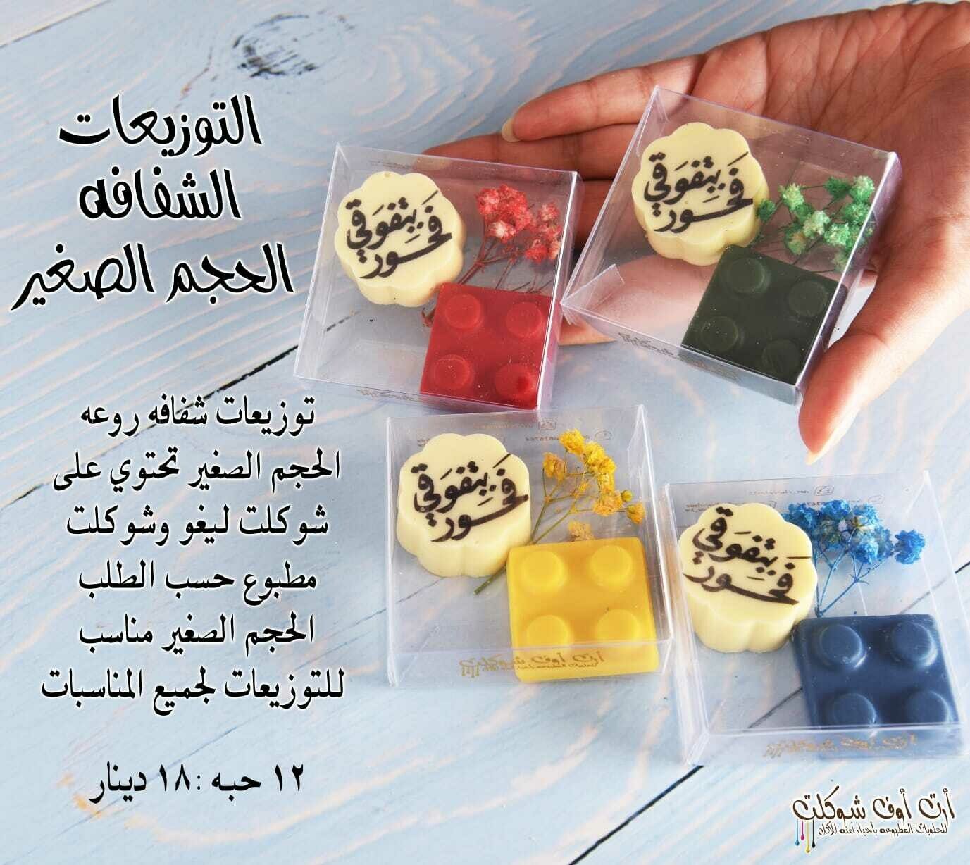التوزيعات الشفافه الحجم الصغير
