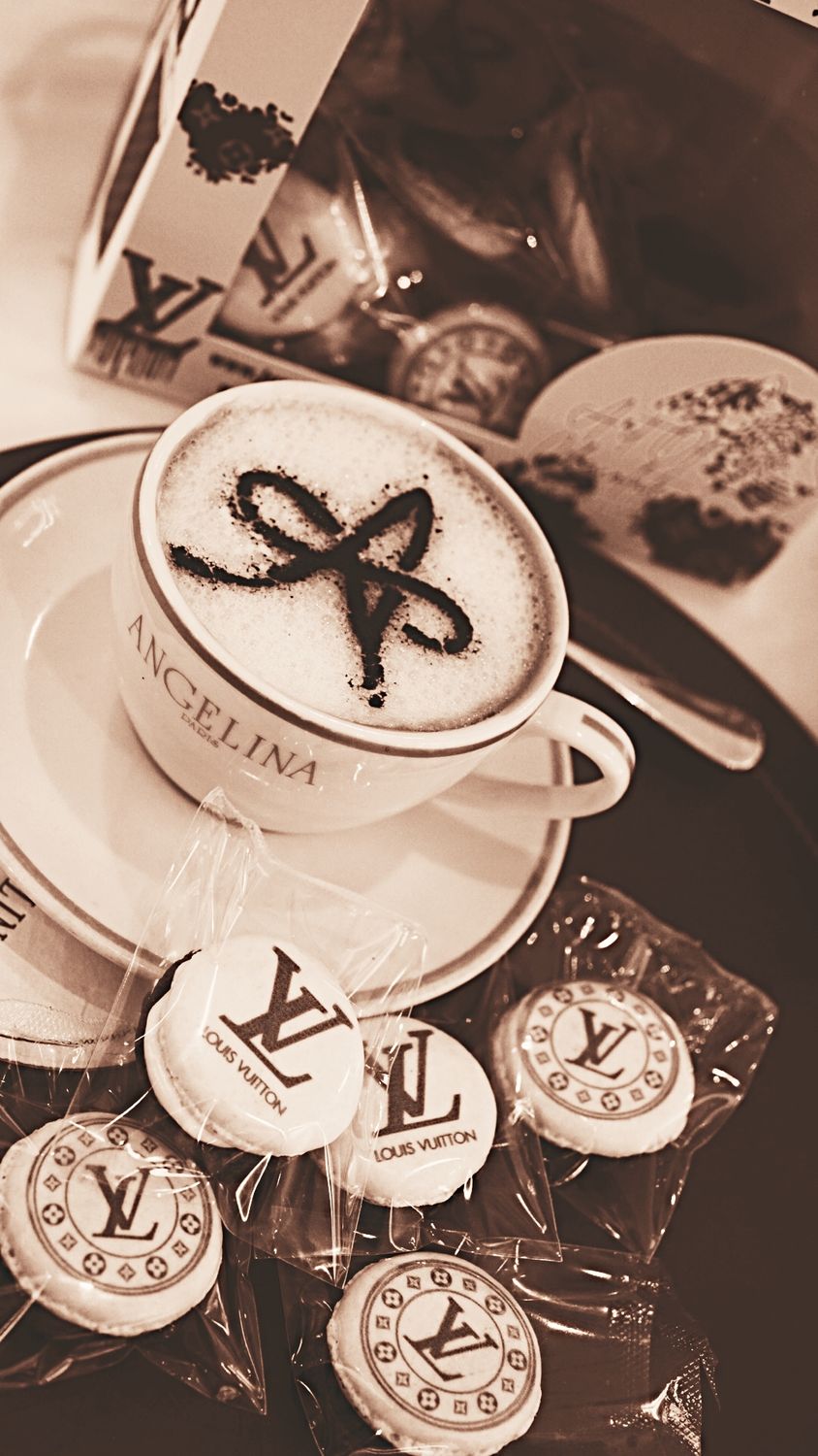 Lv علبة ماكرون