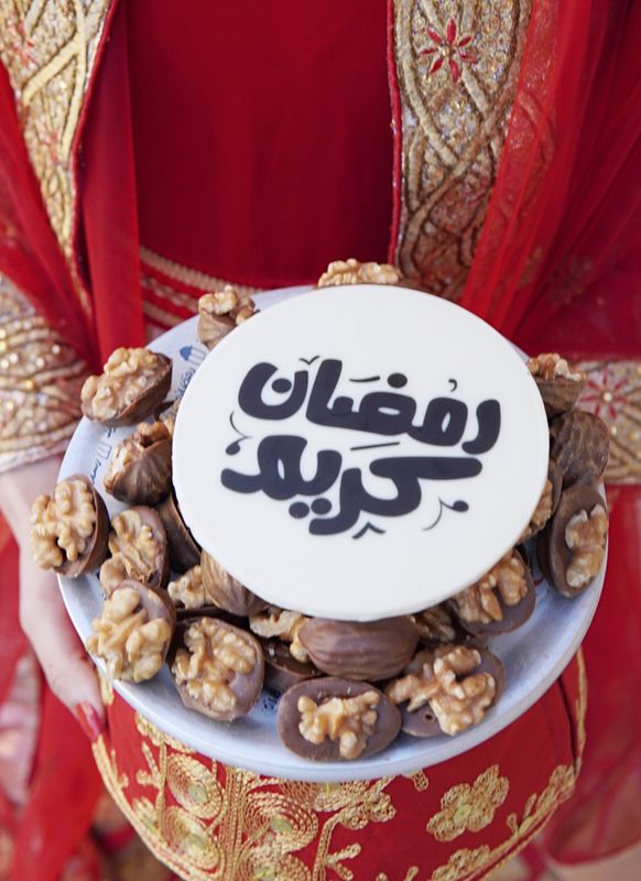 شوكلت الجوز بالجدر الصغير