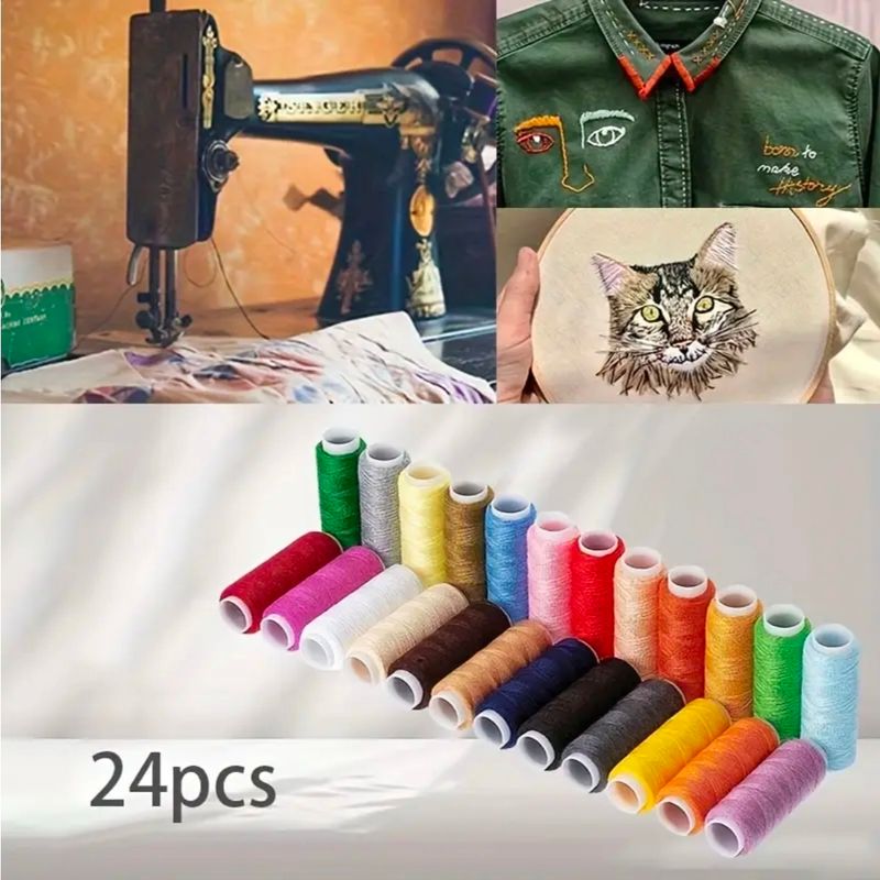 مجموعة خيوط للخياطة