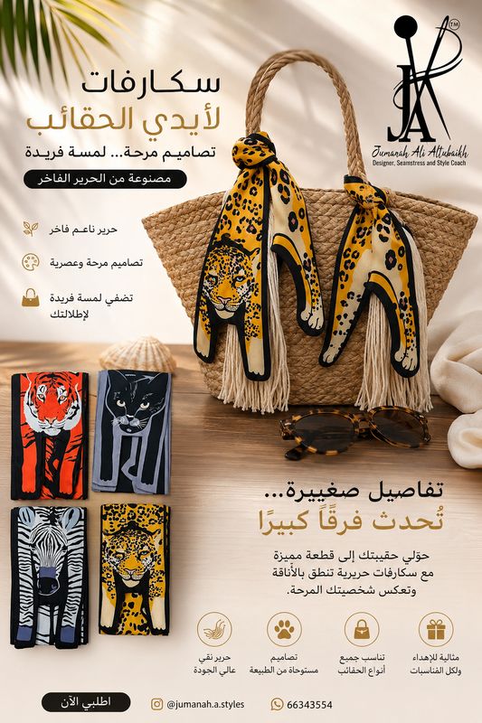 سكارف تعليق الحقيبة