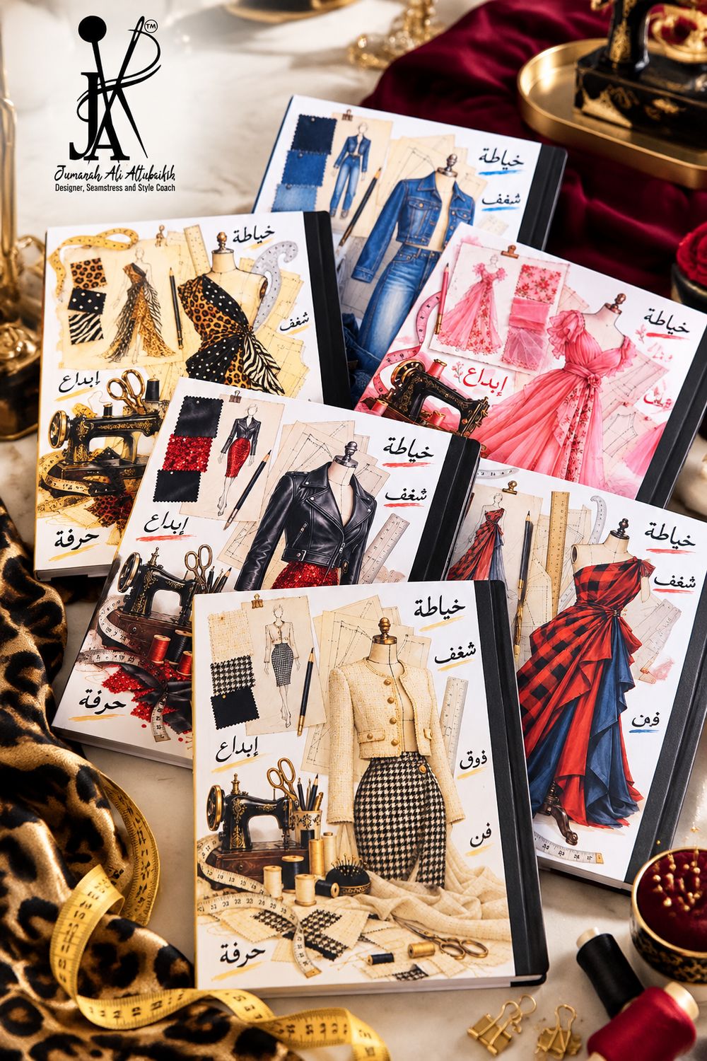 دفاتر الخياطات المستوحاة من مدارس الستايل