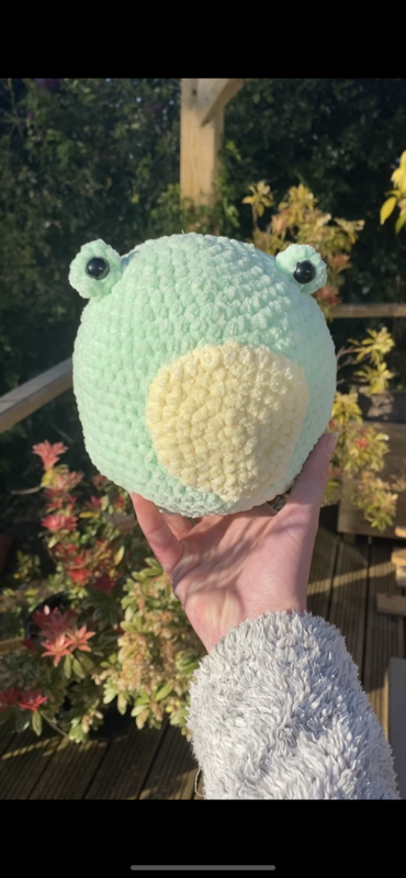 jumbo frog plushie