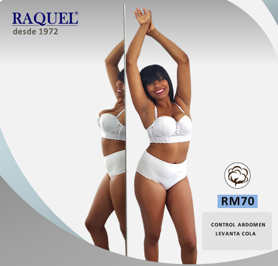 Panty Raquel Control RM70 con Levanta Cola Caja x3 Und - Talla XL