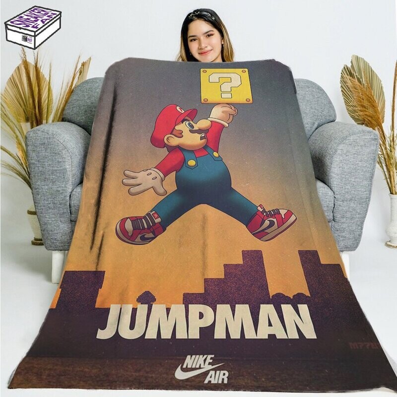 Jump Mario - Plaid in pile