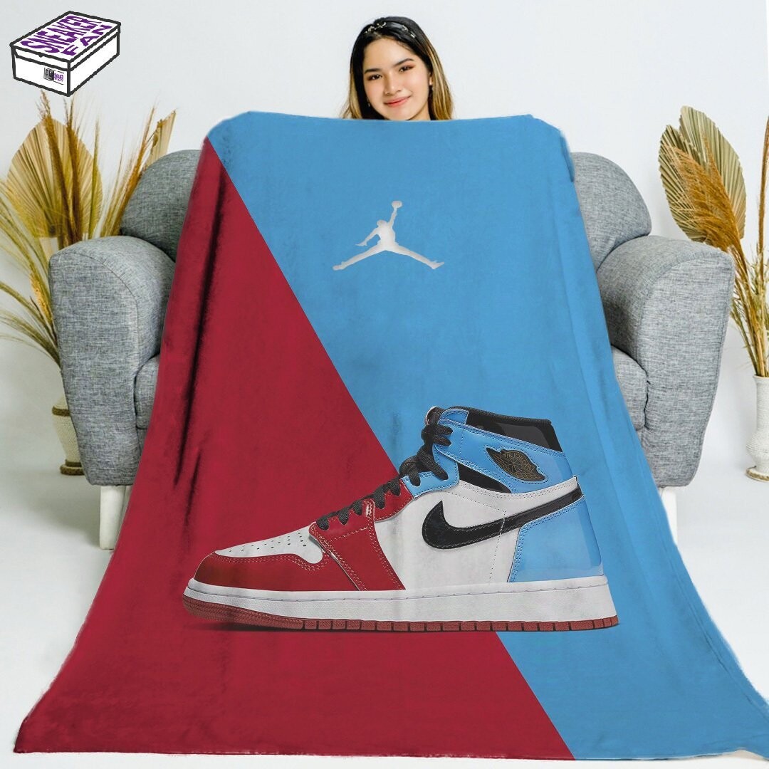 Jordan Red and Blue - Plaid in pile