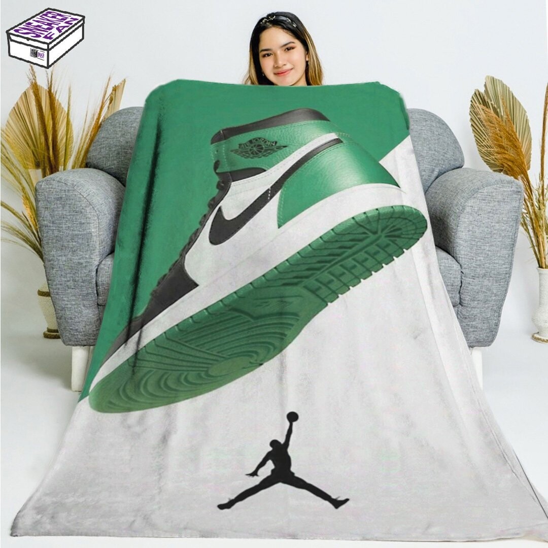Jordan Green black - Plaid in pile