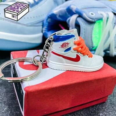 Portachiavi Air 1 White + Multi