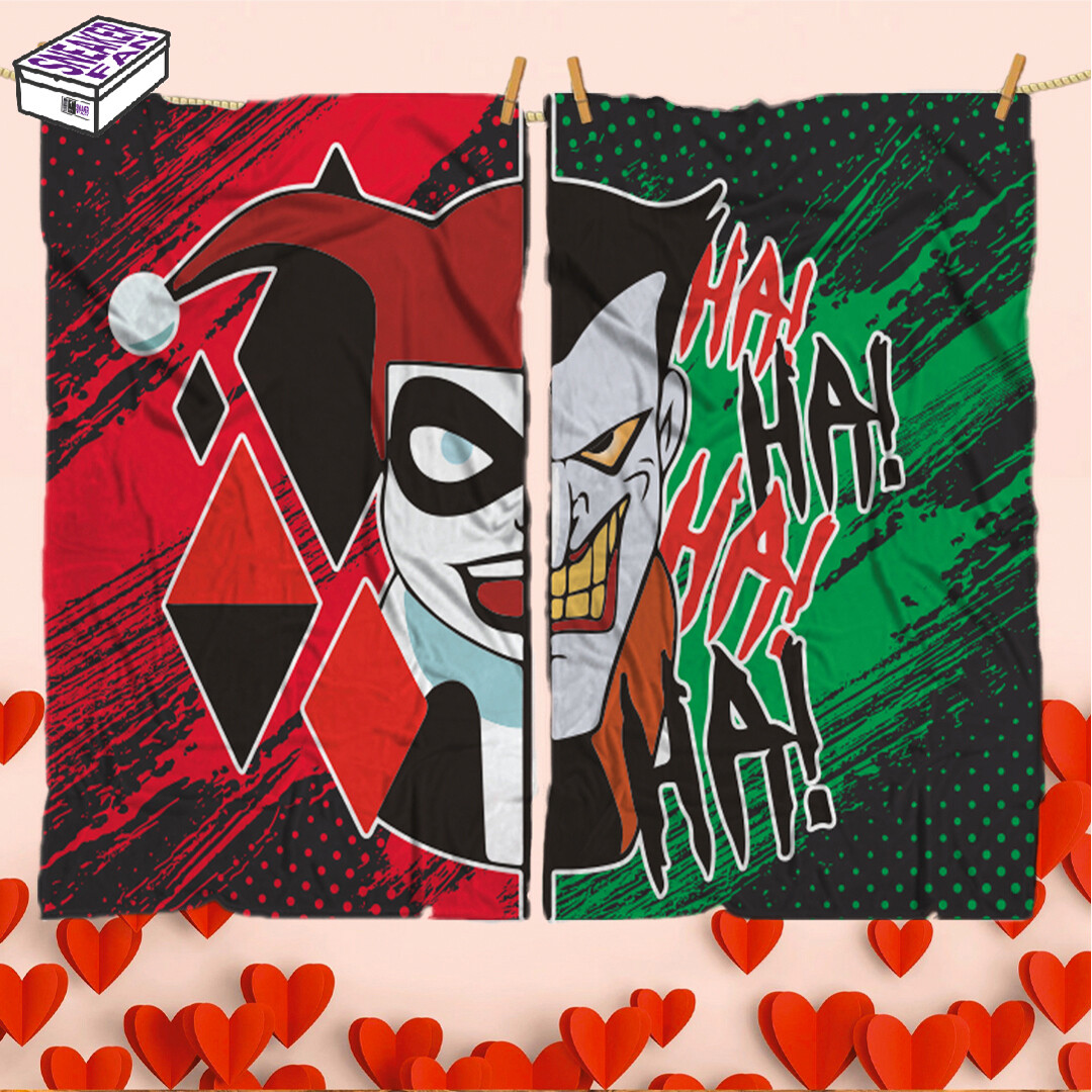 Harley & Joker - Coppia Plaid