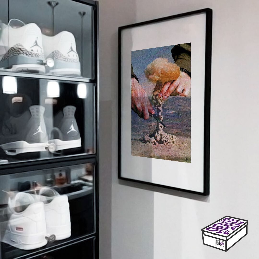 No War - Quadretto con poster