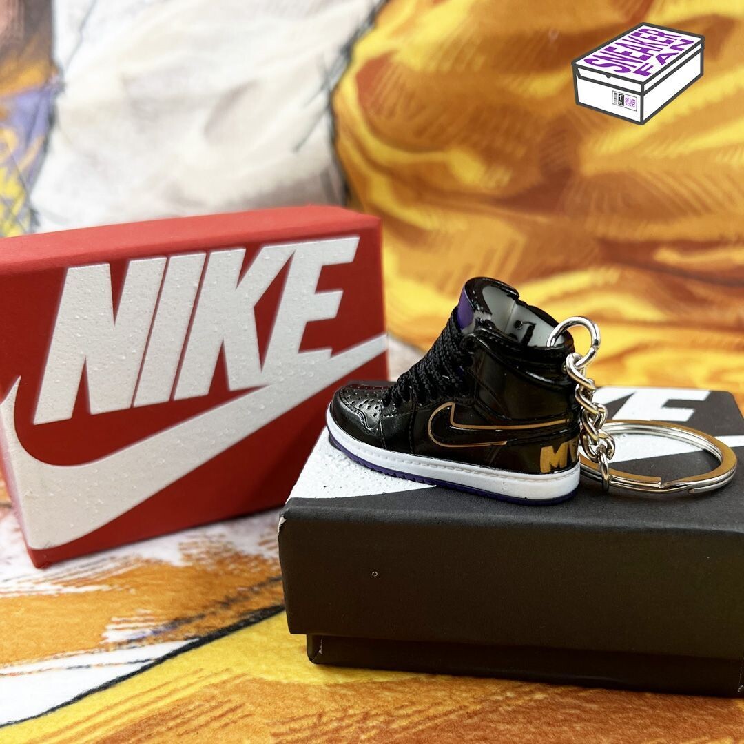 Portachiavi Air 1 Black Line Gold