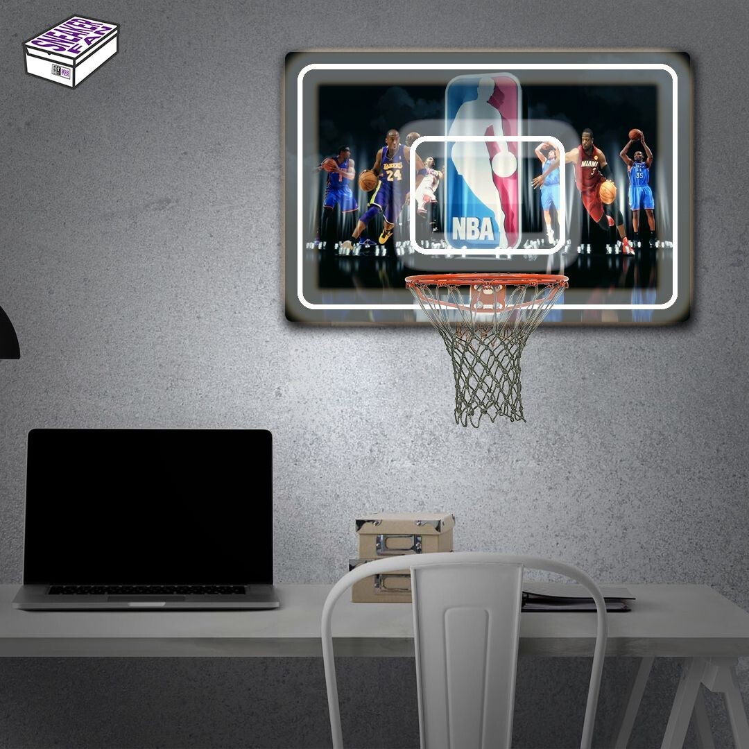 History - Canestro con neon led