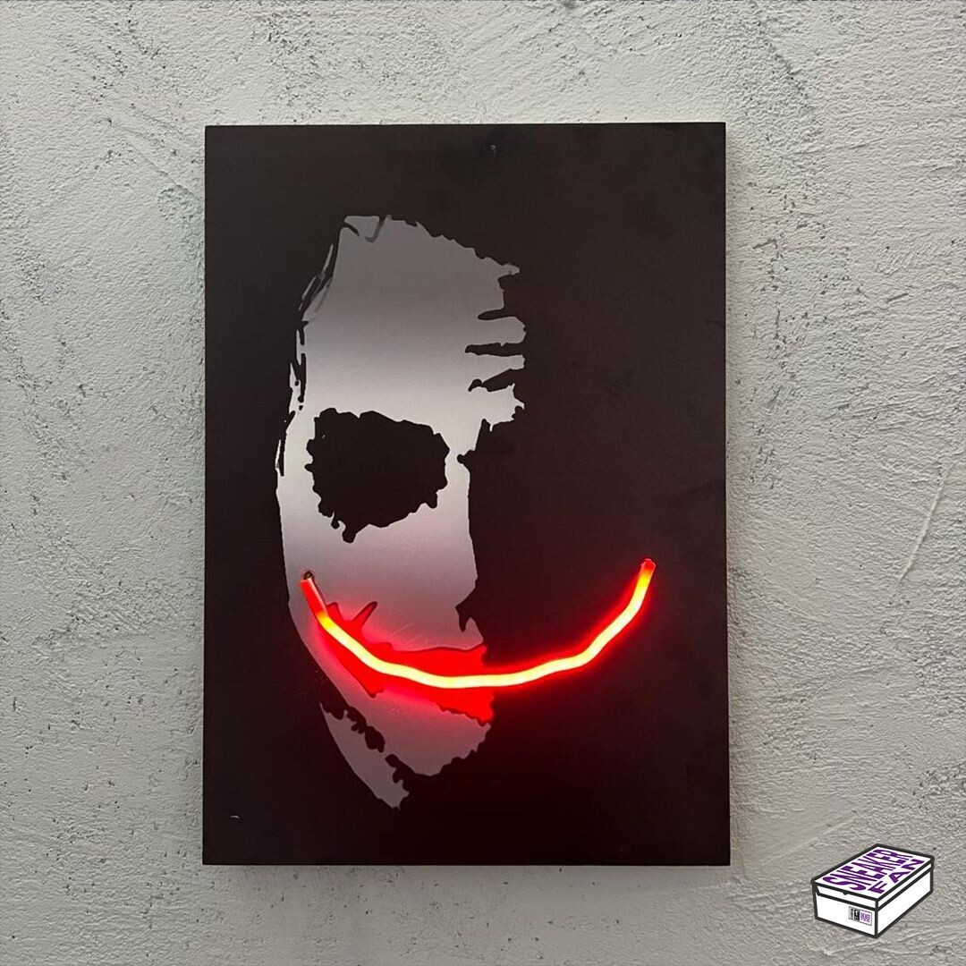 HAhaHAHAhahaHA - Quadretto con Led