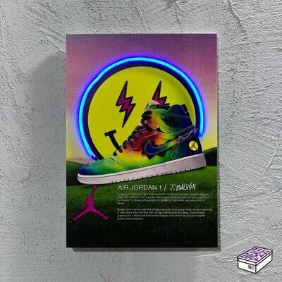 J x Balxxx - Quadretto con Led J x Balxxx - Quadretto con Led