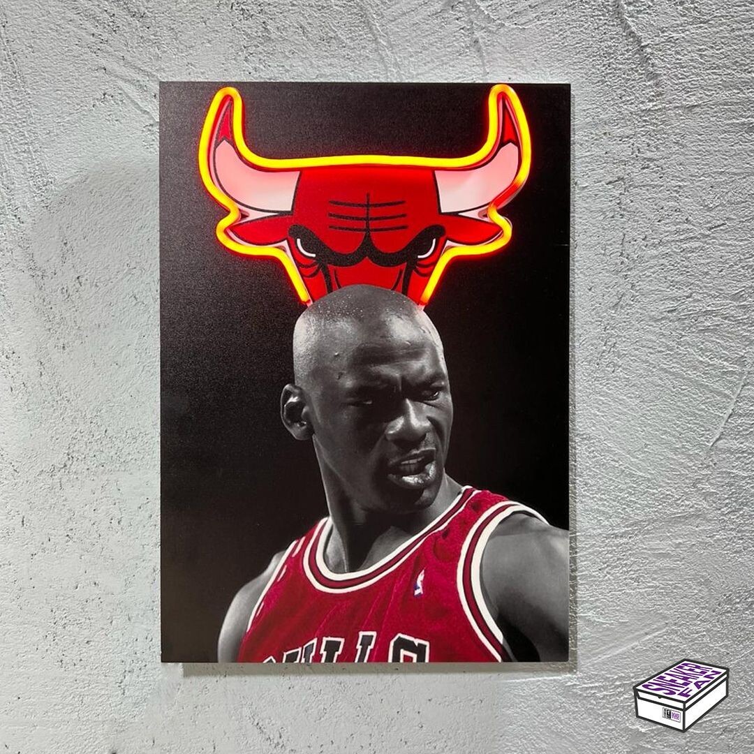 Bulls - Quadretto con Led