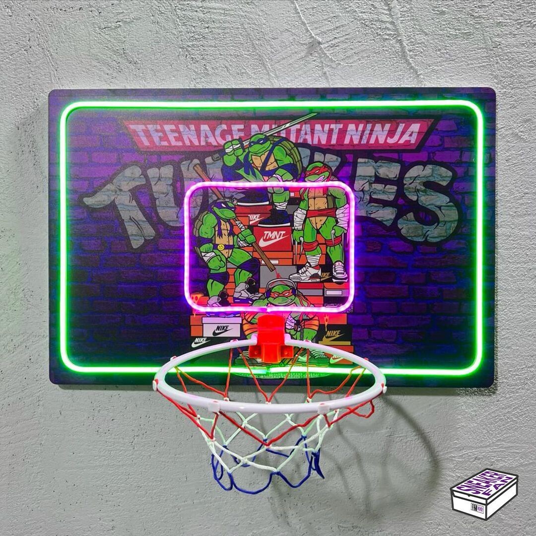 Turtles - Canestro con neon led