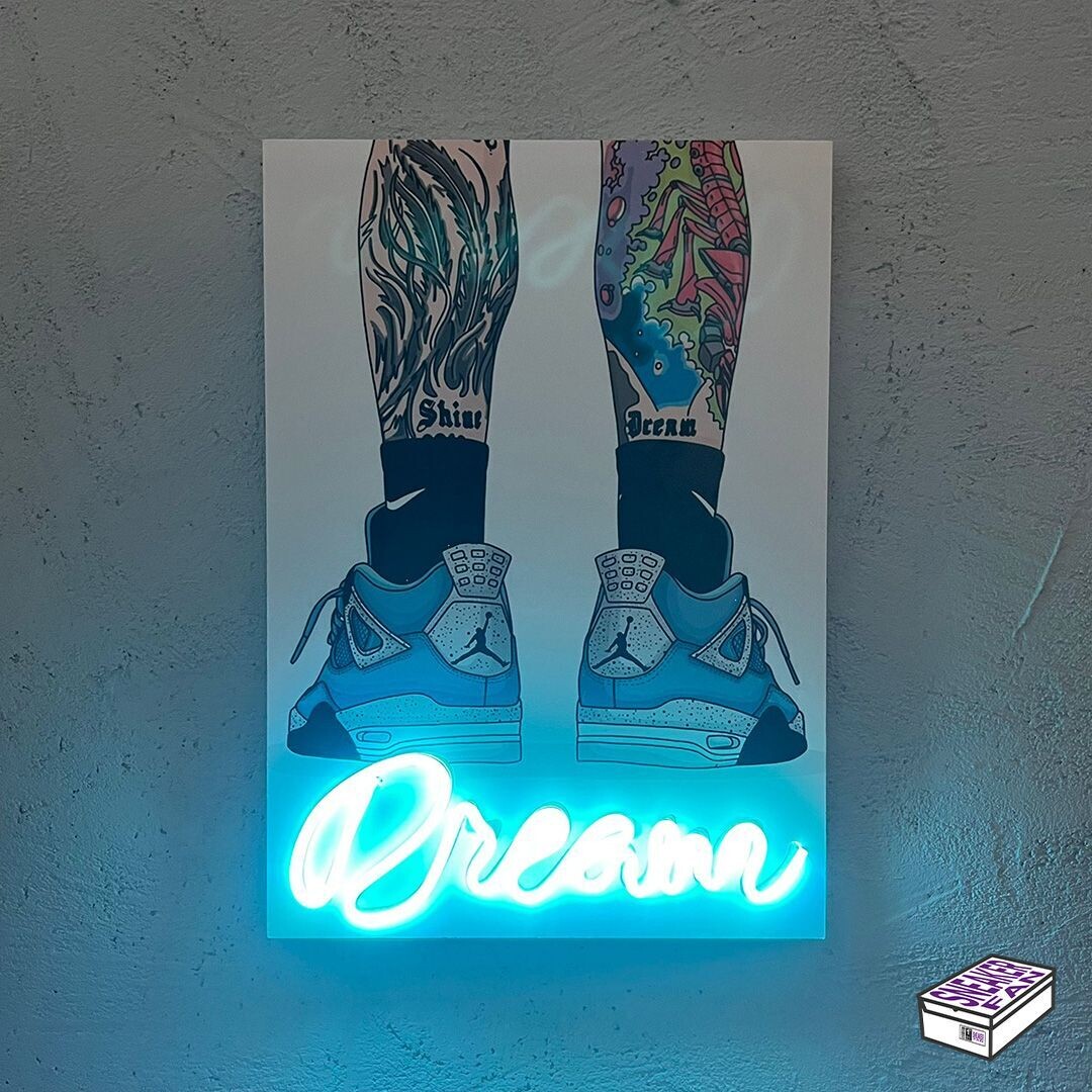 Dream - Quadretto con Led (disponibile in RGB)
