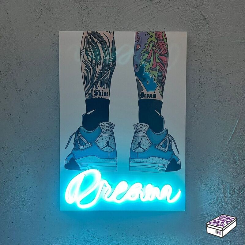 Dream - Quadretto con Led (disponibile in RGB)