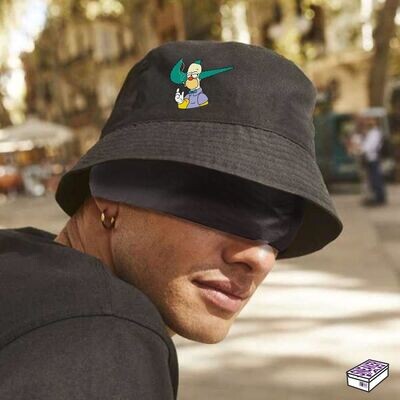 Krusty - Cappello da pescatore colore nero