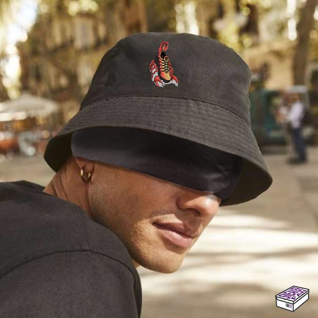 Scorpion - Cappello da pescatore colore nero
