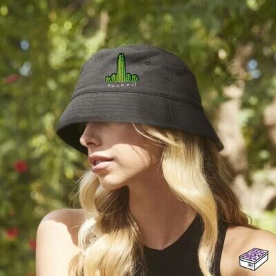 Cactus  - Cappello da pescatore colore nero