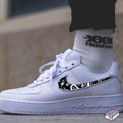 Black Bandana - Custom Swoosh Air Force 1