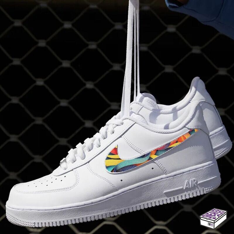 String- Custom Swoosh Air Force 1