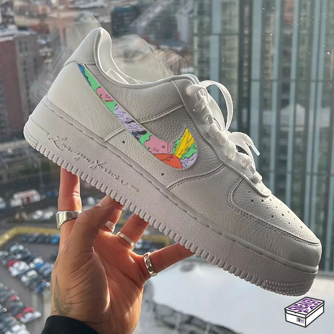 Vesuvius - Custom Swoosh Air Force 1
