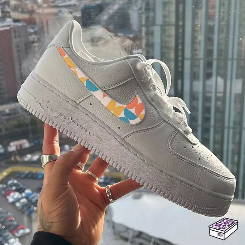 Flower - Custom Swoosh Air Force 1