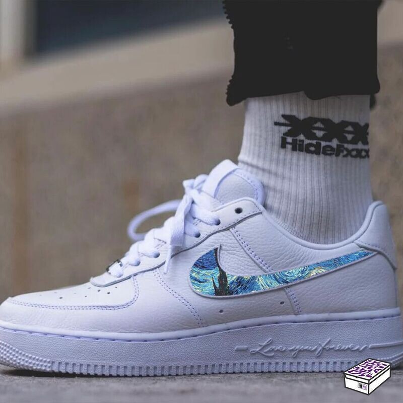 Van - Custom Swoosh Air Force 1