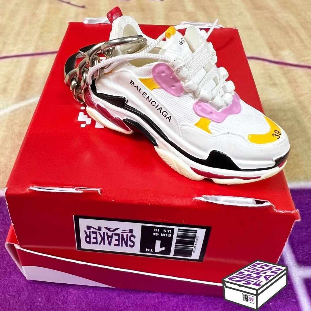 Portachiavi Sneaker Balexxxxx White Pink