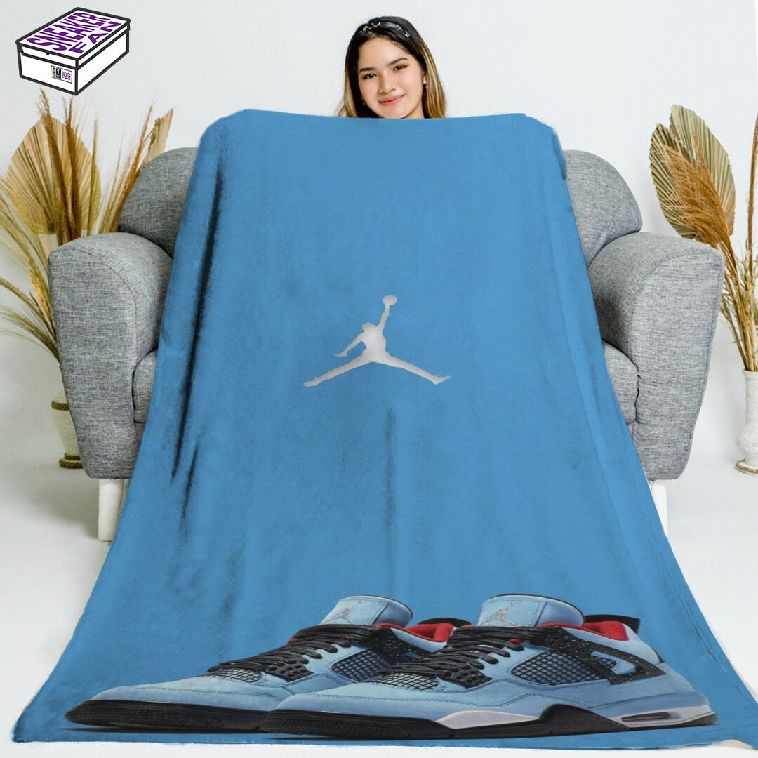 J 4 Blue - Plaid in pile