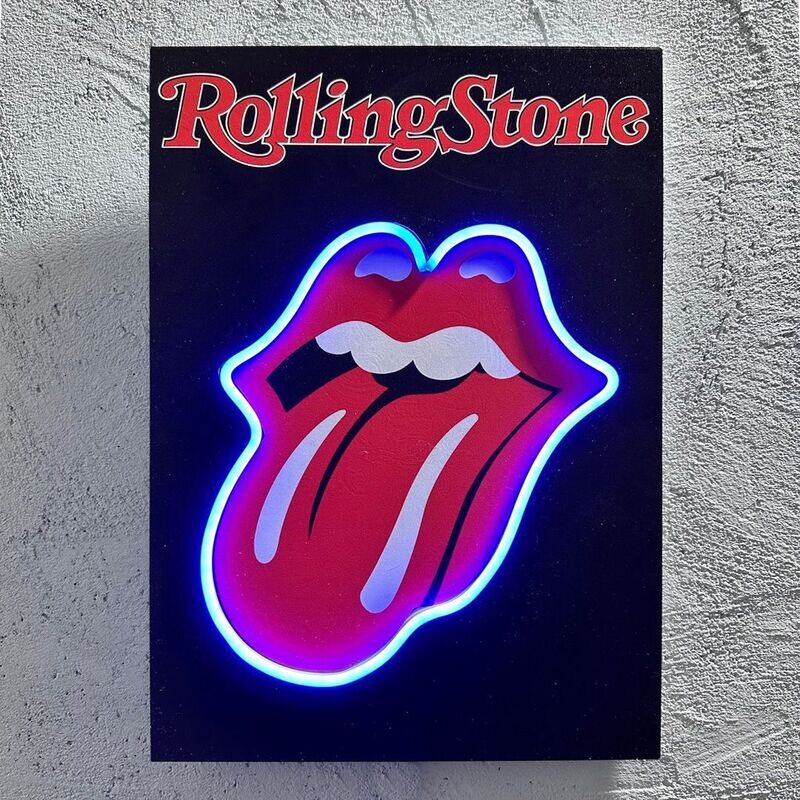 Rolling Stxxx - Quadretto con Led