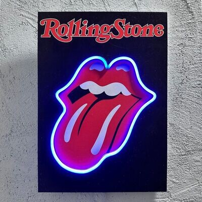 Rolling Stxxx - Quadretto con Led