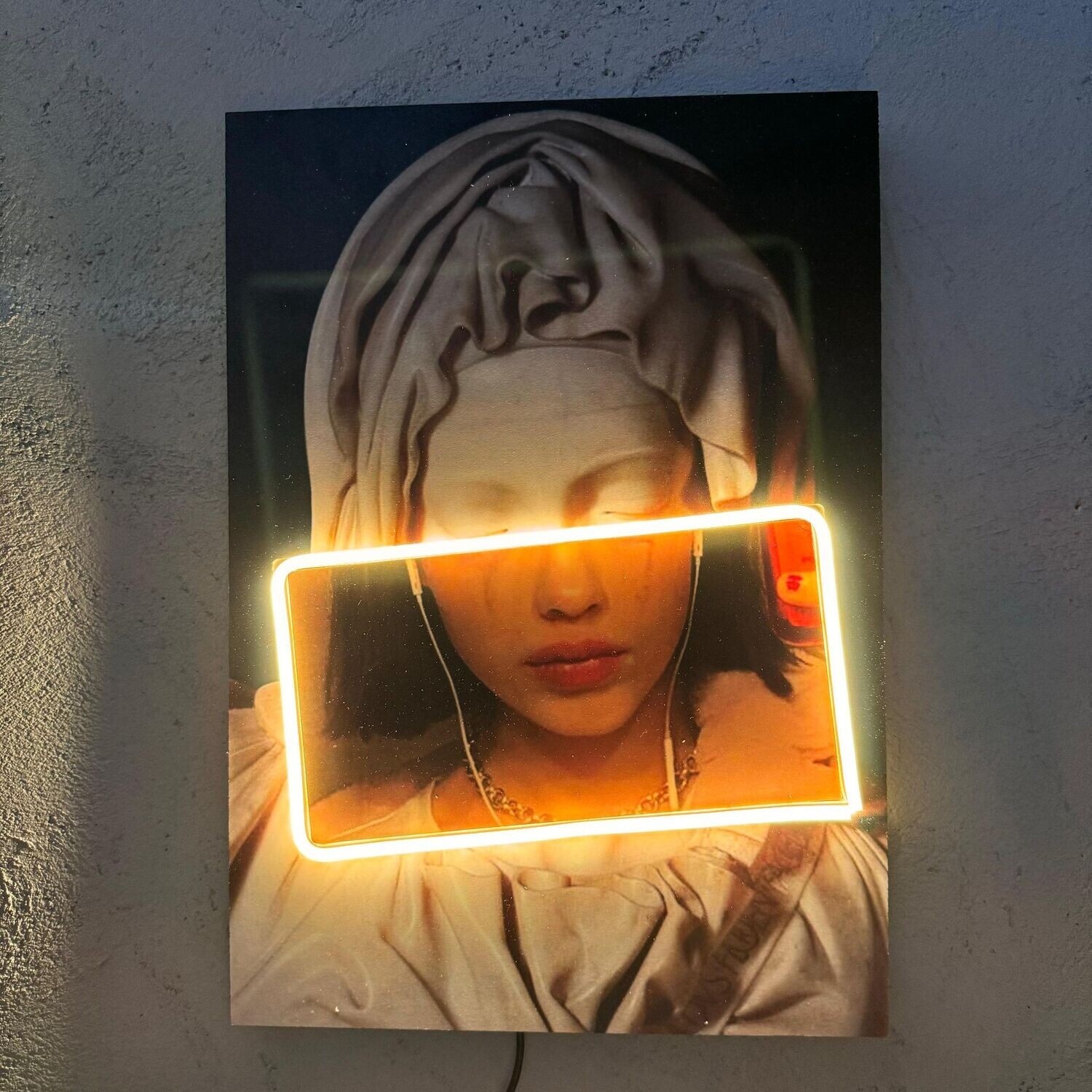 Sadness - Quadretto con Led