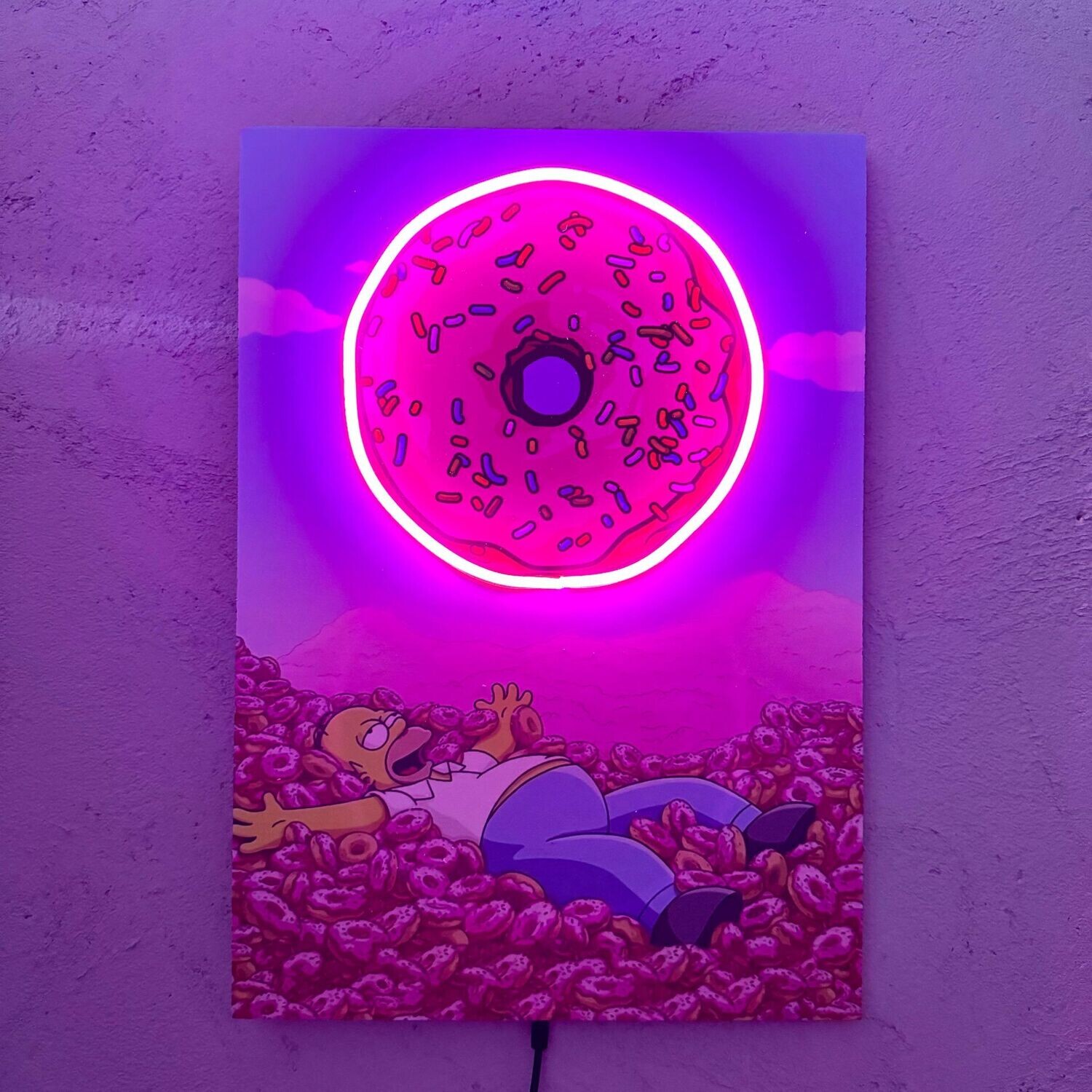 Donuts - Quadretto con Led