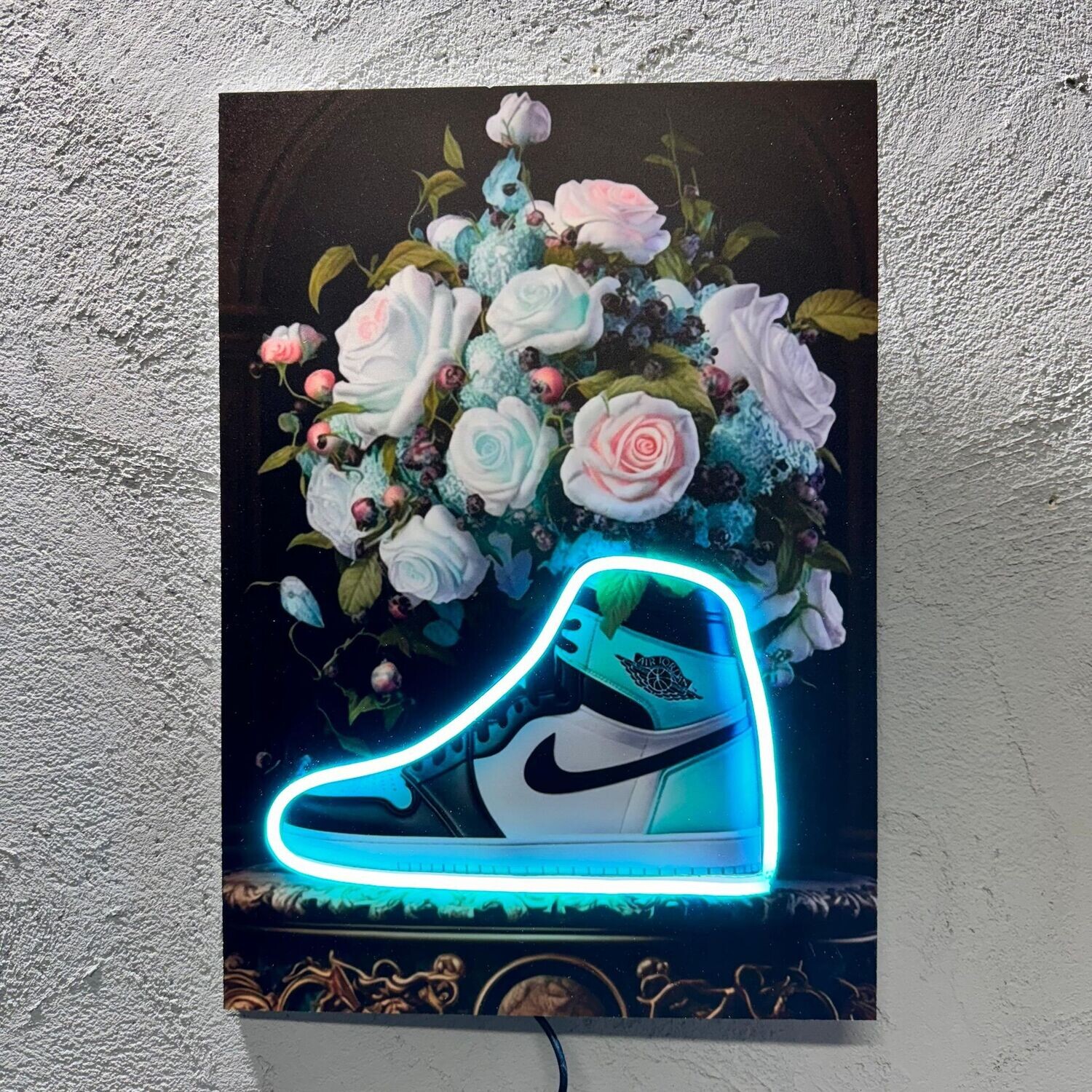Flower - Quadretto con Led